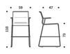 Scheme Bar stool ICF Office 2015 3572502 B 226 Contemporary / Modern