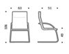 Scheme Armchair ICF Office 2015 1945063 510 Contemporary / Modern