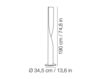 Scheme Floor lamp EVITA Kundalini `11 K155060C Minimalism / High-Tech