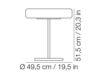 Scheme Table lamp EERO Kundalini `11 K3209BIEU Contemporary / Modern