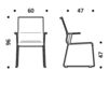 Scheme Armchair ICF Office 2015 3691612 439 Contemporary / Modern