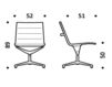 Scheme Chair ICF Office 2015 1943053 F29 Contemporary / Modern