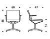 Scheme Armchair ICF Office 2015 3693559 98A Contemporary / Modern