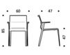 Scheme Armchair ICF Office 2015 3686603 30B Contemporary / Modern