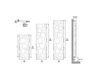 Scheme Radiator Wall Caleido/Co.Ge.Fin Design FWA185327 Contemporary / Modern