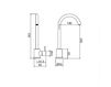 Scheme Wash basin mixer Linki Deco DEC013L Contemporary / Modern