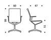Scheme Armchair ICF Office 2015 3693569 917 Contemporary / Modern