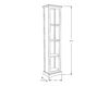 Scheme Shelves  CITY CHALET CIPI’ Srl Mobili CP871 Loft / Fusion / Vintage / Retro