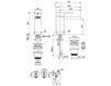 Scheme Wash basin mixer Fima - Carlo Frattini Brick F3611CR Minimalism / High-Tech