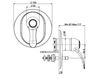 Scheme Built-in mixer Fima - Carlo Frattini Lamp F3309X2CR Classical / Historical 