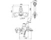 Scheme Wall mixer Fima - Carlo Frattini Lamp F3304CR Classical / Historical 