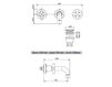 Scheme Wash basin mixer Fima - Carlo Frattini Maxima F5321/5CR Contemporary / Modern