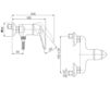 Scheme Wall mixer Fima - Carlo Frattini Serie 2 F3205/1CR Contemporary / Modern