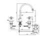 Scheme Wash basin mixer Zucchetti Kos Agorà ZAG406 Minimalism / High-Tech