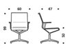 Scheme Armchair ICF Office 2015 3694713 30B Contemporary / Modern