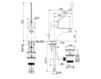 Scheme Wash basin mixer Fima - Carlo Frattini Split F3701/LCCR Contemporary / Modern