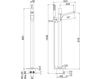 Scheme Floor mixer Fima - Carlo Frattini Nomos Go F4164/4CR Minimalism / High-Tech