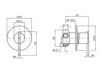 Scheme Deviator Zucchetti Kos Spin Z94461 Minimalism / High-Tech