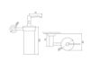 Scheme Soap dispenser Fima - Carlo Frattini Rotola F6003/3CR Contemporary / Modern