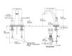 Scheme Wash basin mixer Alteo Kohler 2015 K-45100-4-CP Contemporary / Modern