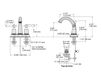 Scheme Wash basin mixer Kelston Kohler 2015 K-13490-4-CP Classical / Historical 