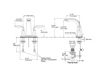 Scheme Wash basin mixer Refinia Kohler 2015 K-5316-4-CP Contemporary / Modern