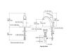 Scheme Wash basin mixer Alteo Kohler 2015 K-45800-4-BN Contemporary / Modern