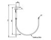 Scheme Shower bar Horus ALPHA-DELTA 46.542 Contemporary / Modern