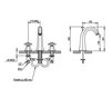 Scheme Wash basin mixer Horus Ascott 65.261 Art Deco / Art Nouveau