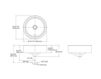 Scheme Countertop wash basin Vox Round Kohler 2015 K-14800-95 Contemporary / Modern