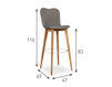 Scheme Bar stool LILY BAR Vincent Sheppard Vincent Shepard BS003 1 Contemporary / Modern