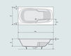 Scheme Hydromassage bathtub SORRENTO Watergame Company 2015 BG901F2 OP005F2+BA016+2 Classical / Historical 