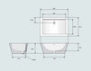 Scheme Countertop wash basin BASIC LINE Watergame Company 2015 VS902F2 GRAY2 Contemporary / Modern