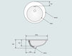 Scheme Countertop wash basin EXCEL Watergame Company 2015 VS006F1 Contemporary / Modern
