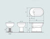 Scheme Floor mounted bidet THEOS Watergame Company 2015 BD013F1 BDD004F2 Classical / Historical 