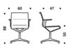 Scheme Armchair 3694707 01N Gray Scheme Armchair ICF Office 2015 3694707 01N Contemporary / Modern