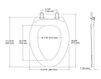 Scheme Toilet seat Cachet Kohler 2015 K-75796-58 Contemporary / Modern