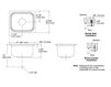 Scheme Built-in wash basin Northland K-6589-U-FT Dark gray Scheme Built-in wash basin Northland Kohler 2015 K-6589-U-FT Contemporary / Modern