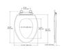 Scheme Toilet seat Glenbury Quiet-Close Kohler 2015 K-4733-96 Contemporary / Modern