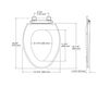 Scheme Toilet seat Glenbury Quiet-Close Kohler 2015 K-4733-58 Contemporary / Modern