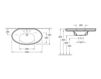 Scheme Countertop wash basin AMADEA Villeroy & Boch AMADEA 7140 A1 Contemporary / Modern