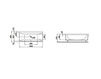 Scheme Bath tub Laufen 2015 8.3243.1.000.304.1 Contemporary / Modern