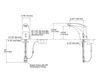 Scheme Wash basin mixer Streamline Kohler 2015 K-45344-BA-CP Contemporary / Modern