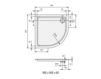 Scheme Sower pallet FUTURION Villeroy & Boch Bathroom and Wellness UDQ 0906 FUT 4V-XX  Contemporary / Modern