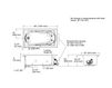 Scheme Hydromassage bathtub Devonshire Kohler 2015 K-1357-G9 Contemporary / Modern