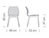 Scheme Chair Metalmobil Uni 2013 562 LE Nat Contemporary / Modern