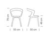 Scheme Chair IBIS Metalmobil Light_Collection_2015 139 LE Tin+WHITE Contemporary / Modern
