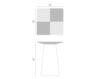 Scheme Side table Qowood 2015 Nube Low Table Contemporary / Modern