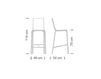 Scheme Bar stool LUNA Metalmobil Light_Collection_2015 334 CR Contemporary / Modern