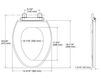 Scheme Toilet seat French Curve Kohler 2015 K-4713-95 Contemporary / Modern